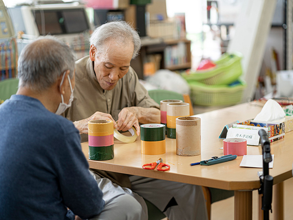 写真:デイサービス風景