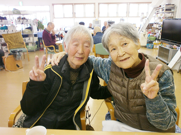 写真：デイサービスでの一日の流れ：ティータイム